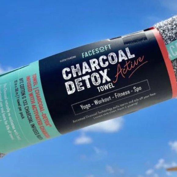 Facesoft Other Facesoft Active Charcoaldetox Sweat Towel Nwt Poshmark